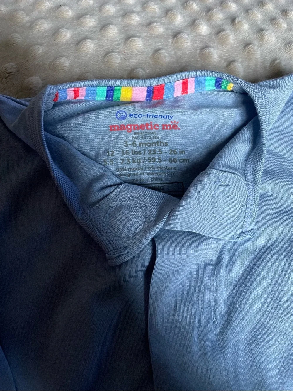 NWT Magnetic Me Bamboo Blue pajamas